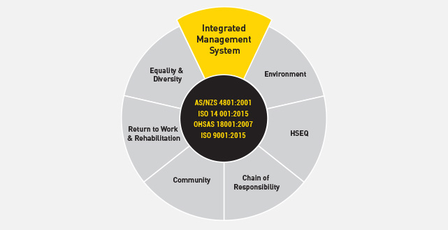 integrated management systems diagram