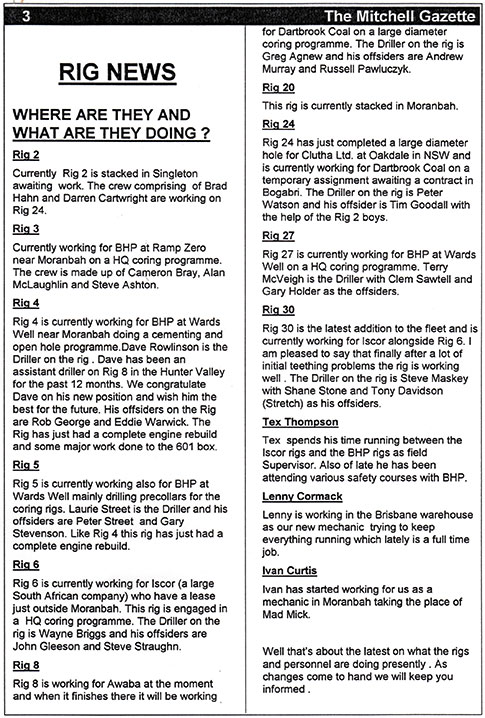 1995 rig news